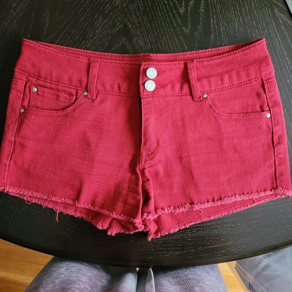Red shorts